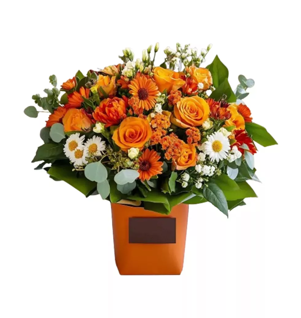 Orange Charm Bliss Bouquet